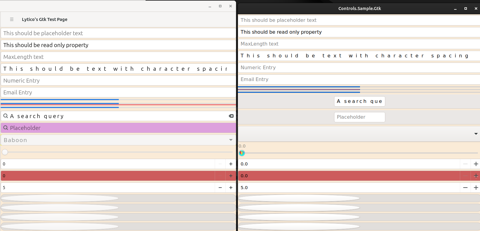 Comparision of Maui.Gtk (Gtk4) with maui-linux (Gtk3) page 3