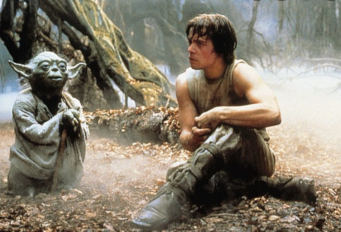 Luke and Yoda